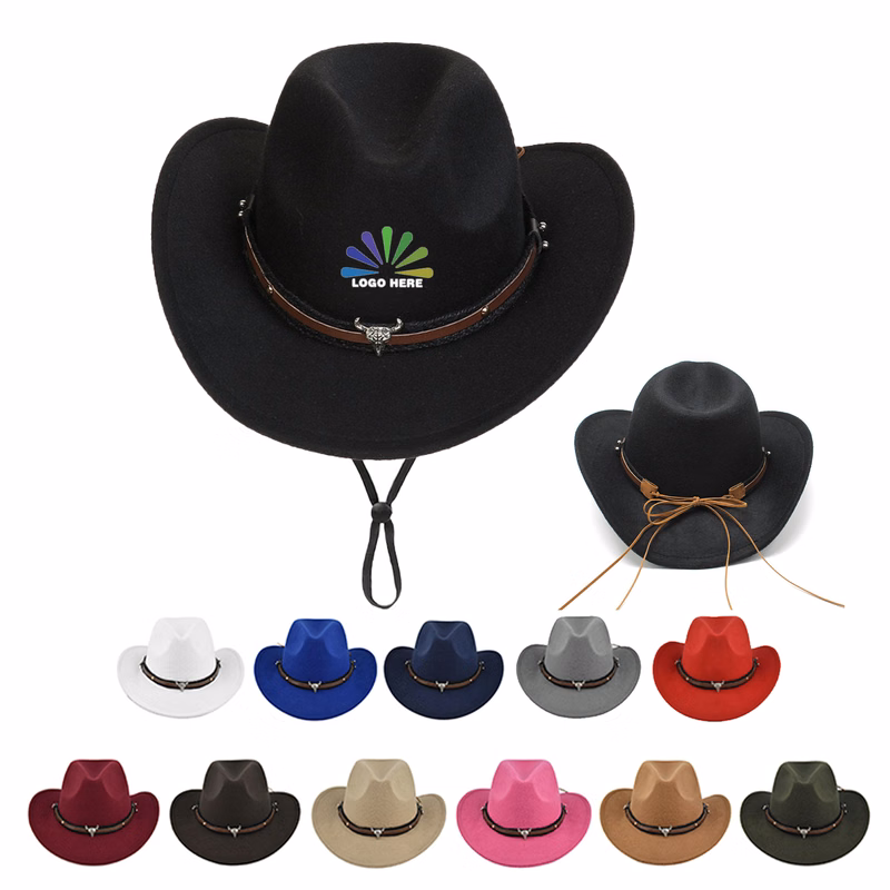 Unisex Suede Western Cowboy Hat