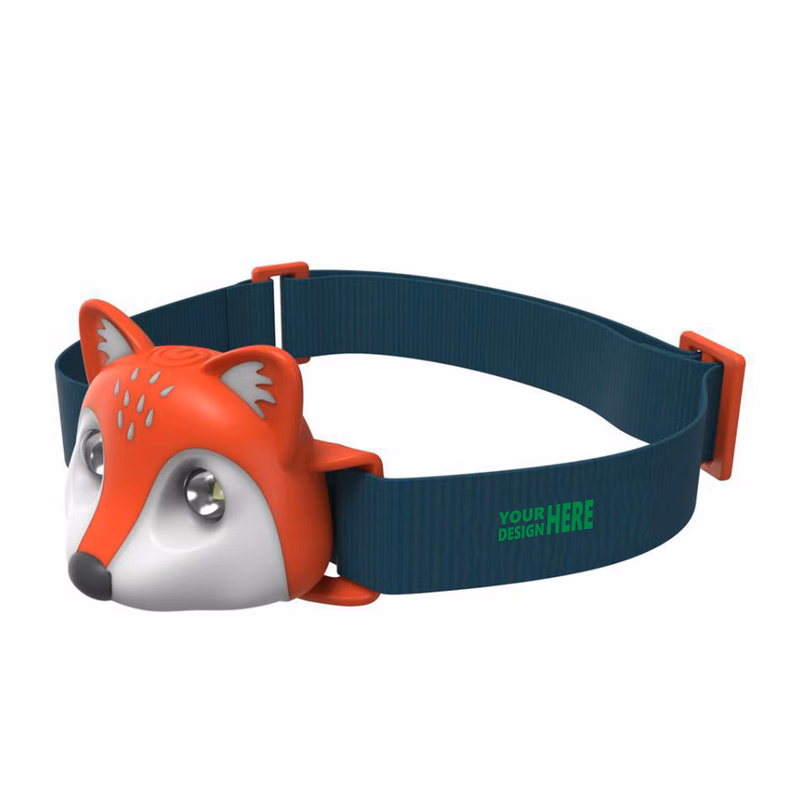 Adjustable Animal Headlamp for Kids - LED Light