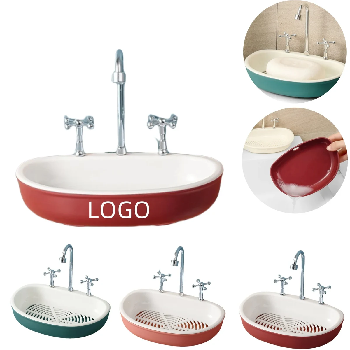 Double Layer Soap Box Container For Home Bathroom 1