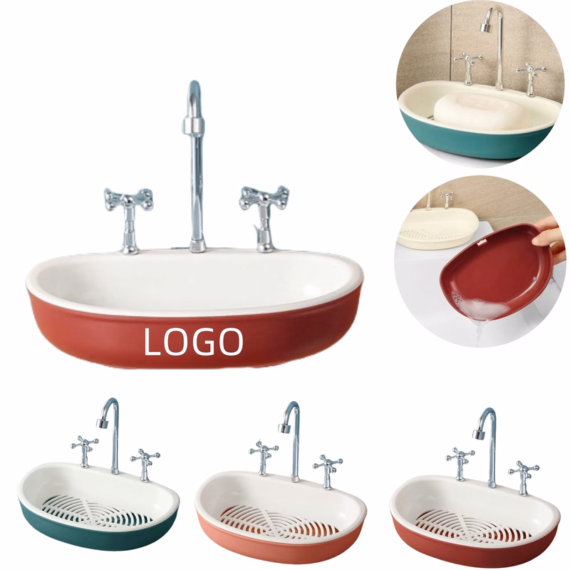 Double Layer Soap Box Container For Home Bathroom