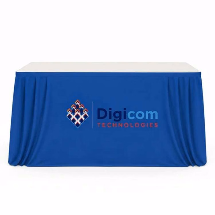 4' x 2.5' Table Skirts with Full Accessories