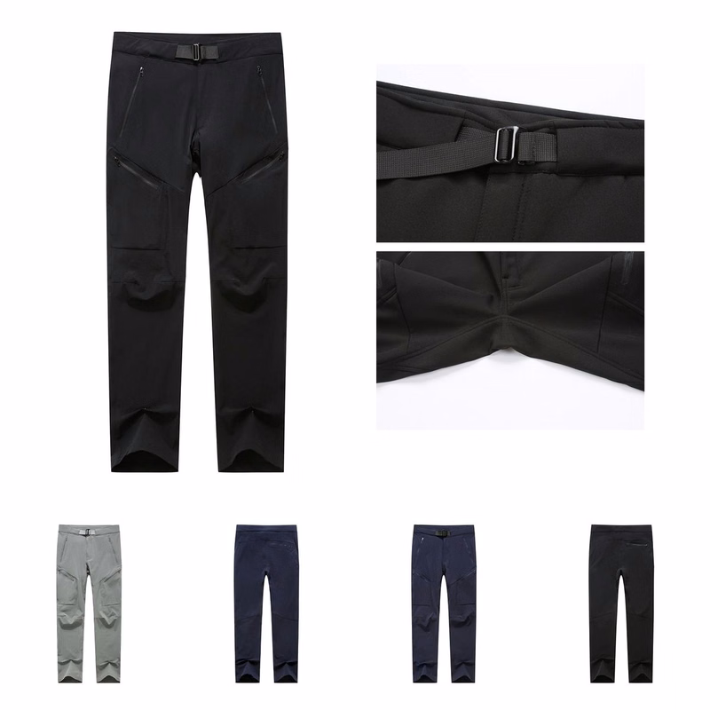Mens Tech Hiking Fleece Softshell Pants