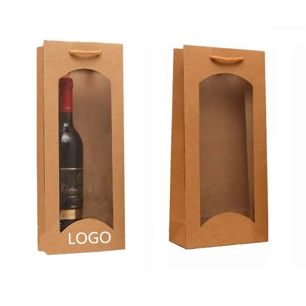 2 Bottle Wine Bag with Window 1