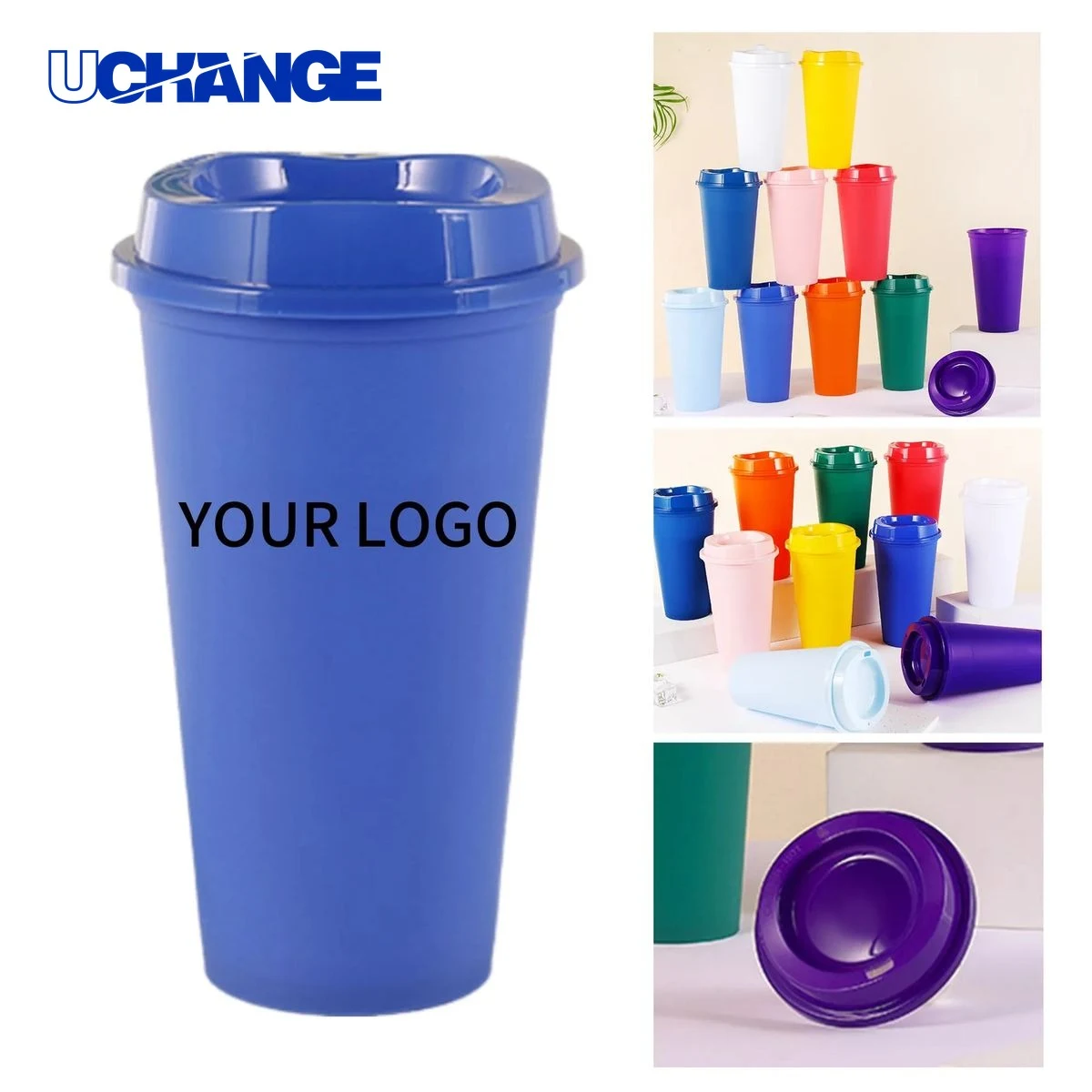 16 oz Coffee Cup Drinkware PP with Lid for Parties 1