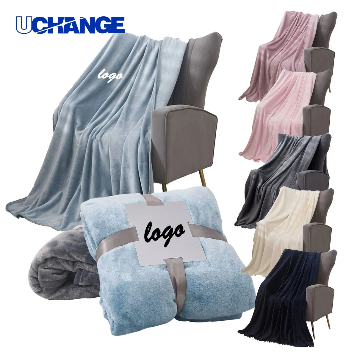 Thickened Warm Flannel Blanket for Home 1