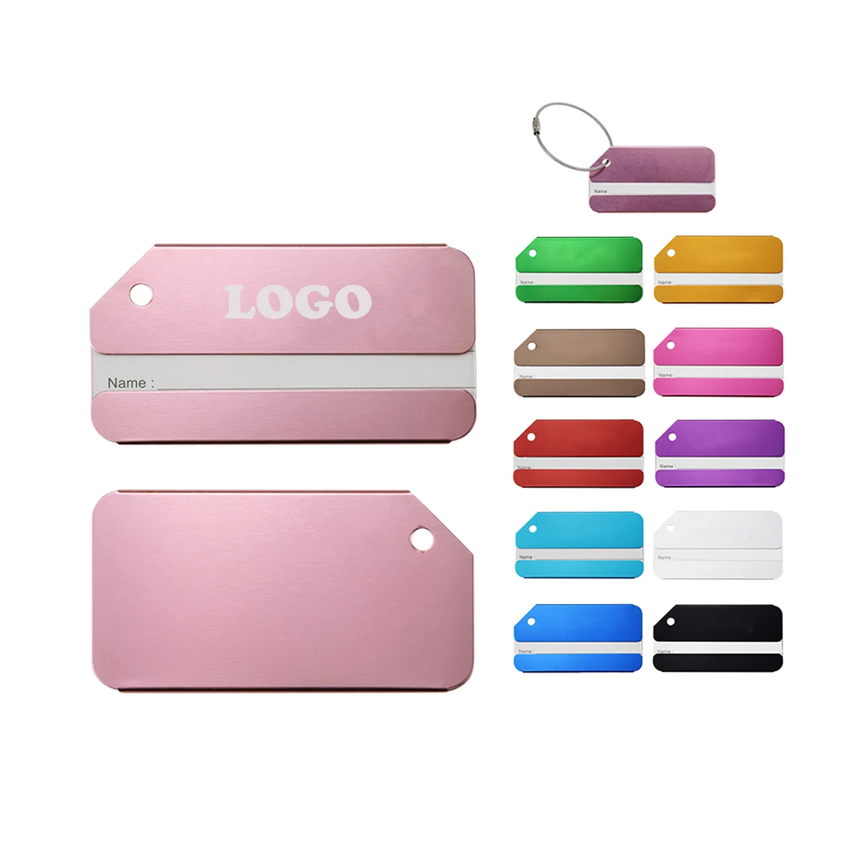 MOQ 50 pcs Custom Luggage Tags 1