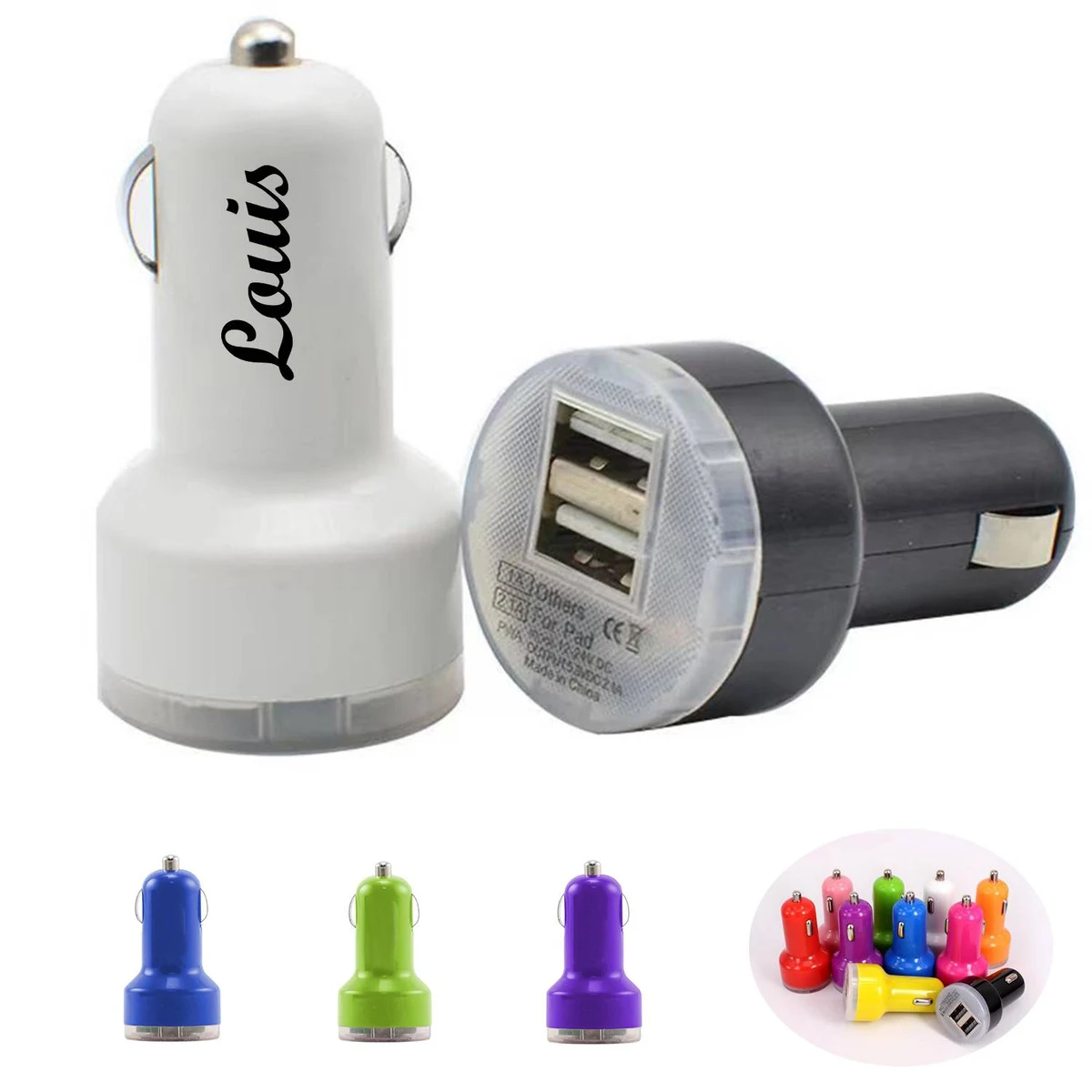 Dual USB Car Charger & Adapter 1
