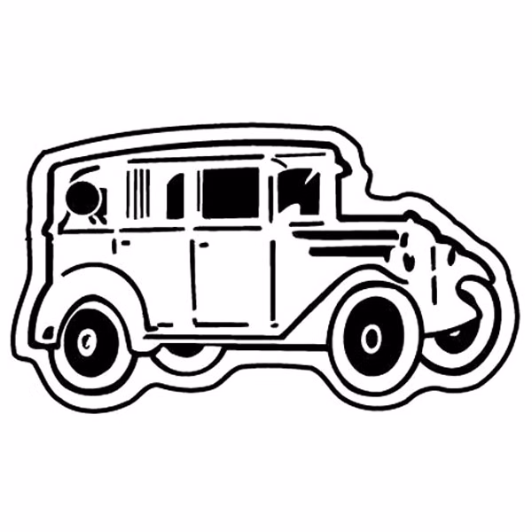 Classic Car 15 Key Tag - Spot Color