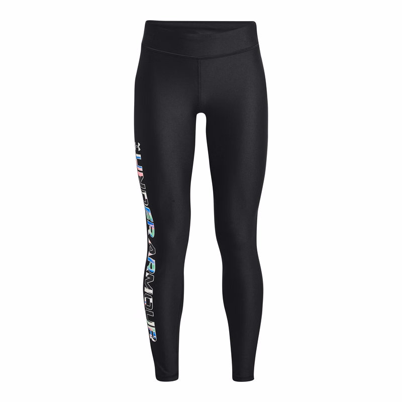 Girls' HeatGear Print Branded Leggings 