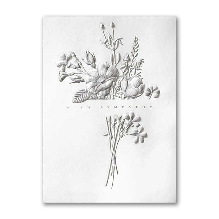 Wildflower Thoughts Sympathy Card 1