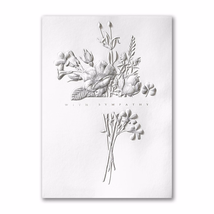 Wildflower Thoughts Sympathy Card