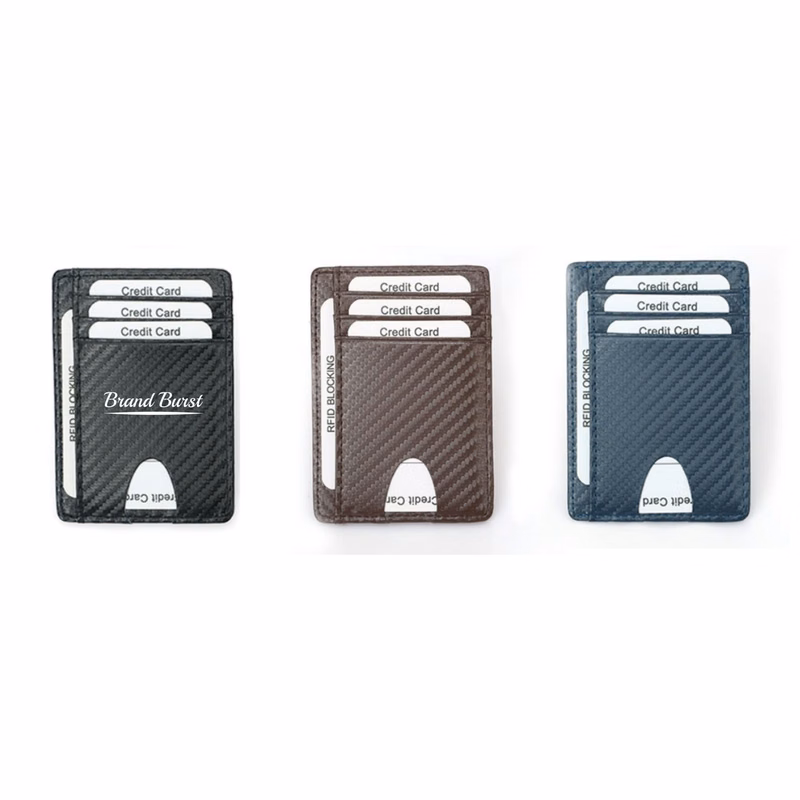 Small RFID Blocking Leather Card Holder