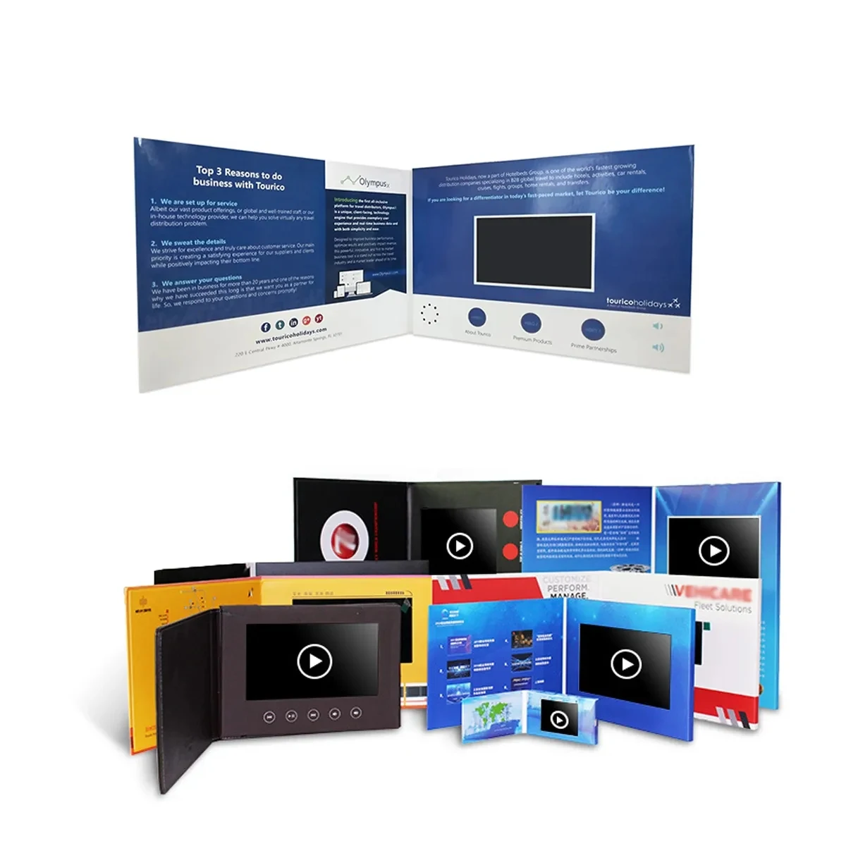 4.3 inch Screen Customized Video Book 1