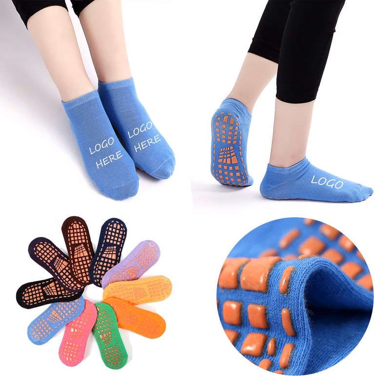 Full Cotton Custom Non Slip Socks