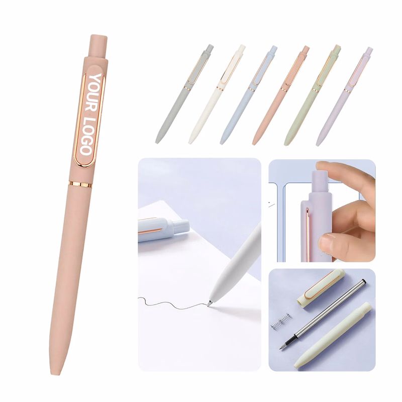 Smooth Writing Morandi Click Pen for Office and Study