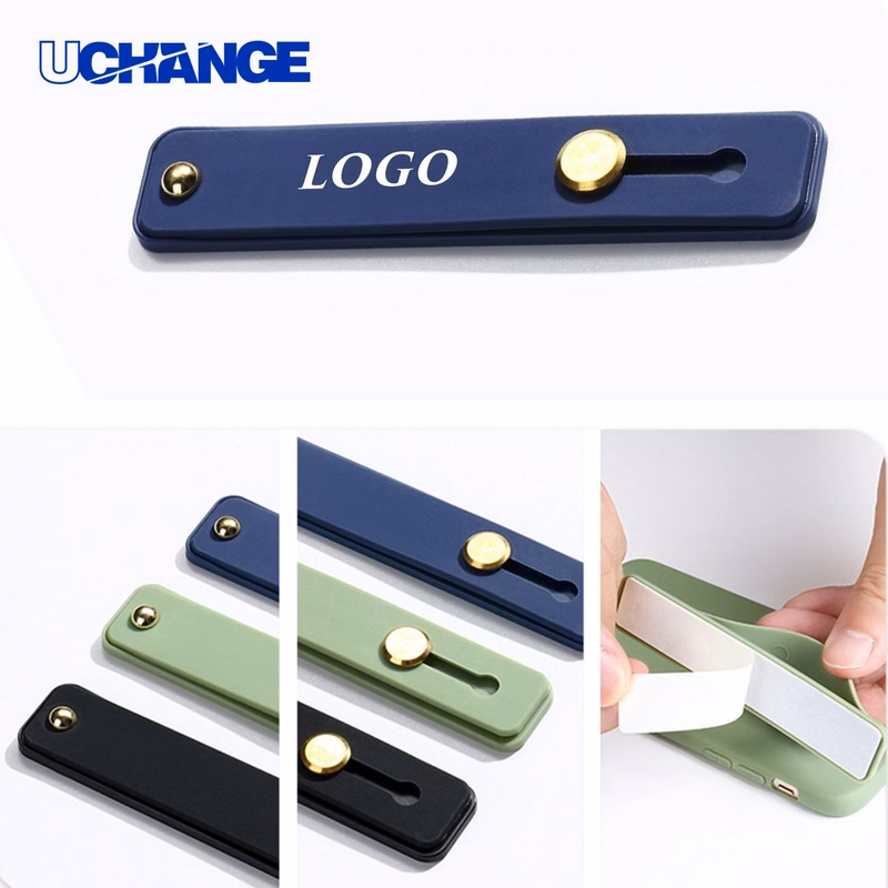 Silicone Adhesive Phone Bracket with Strap
