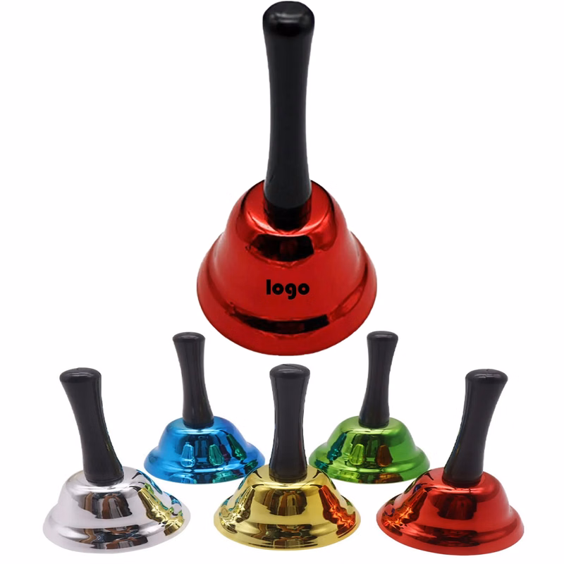 Metal plated hand bell