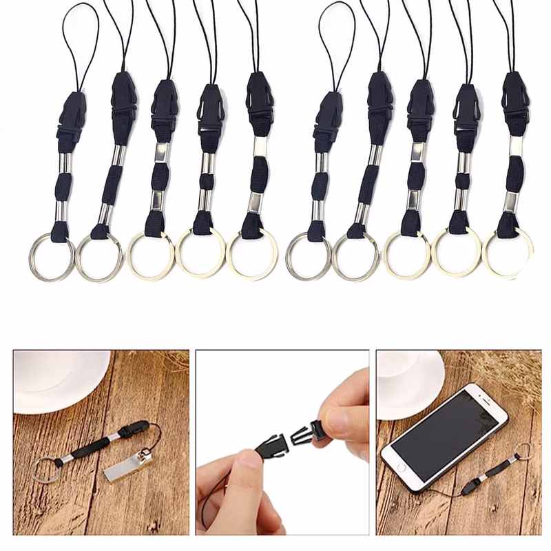 10 pcs Nylon Lanyards