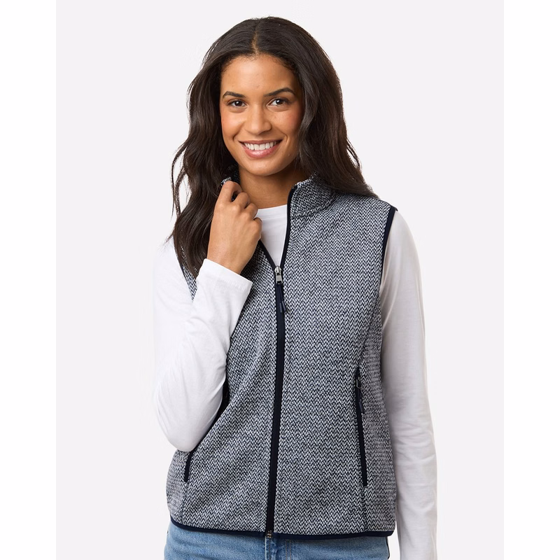 Women's Jasper Jacquard Fleece Vest - NE731W