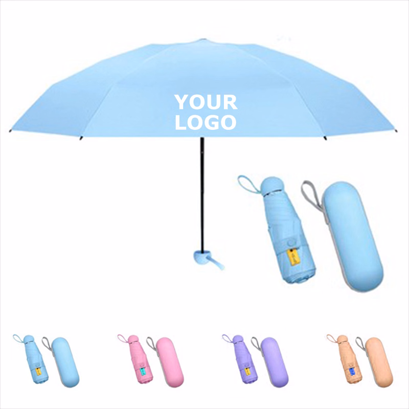 Mini Windproof Sun & Rain Pocket Umbrella