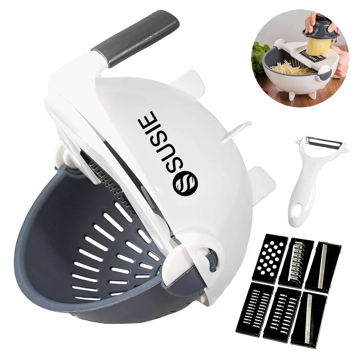 Multi Veggie Slicer and Strainers 1