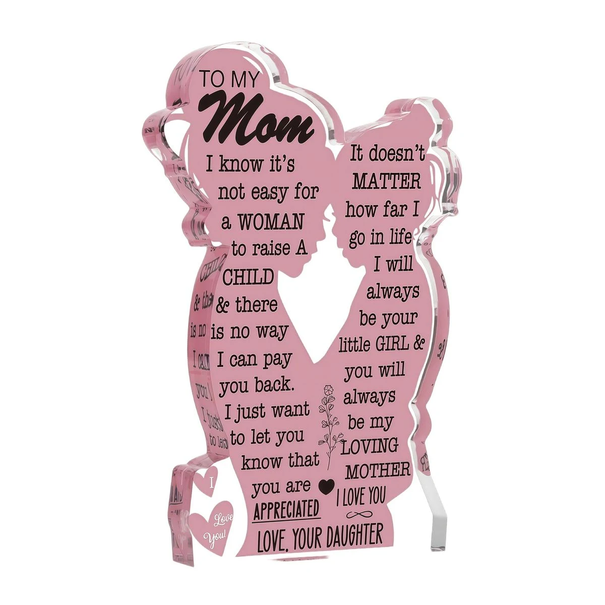 Parent Love Acrylic Trophy 1