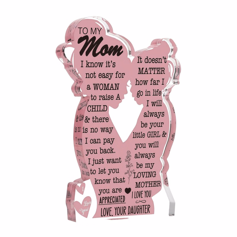Parent Love Acrylic Trophy