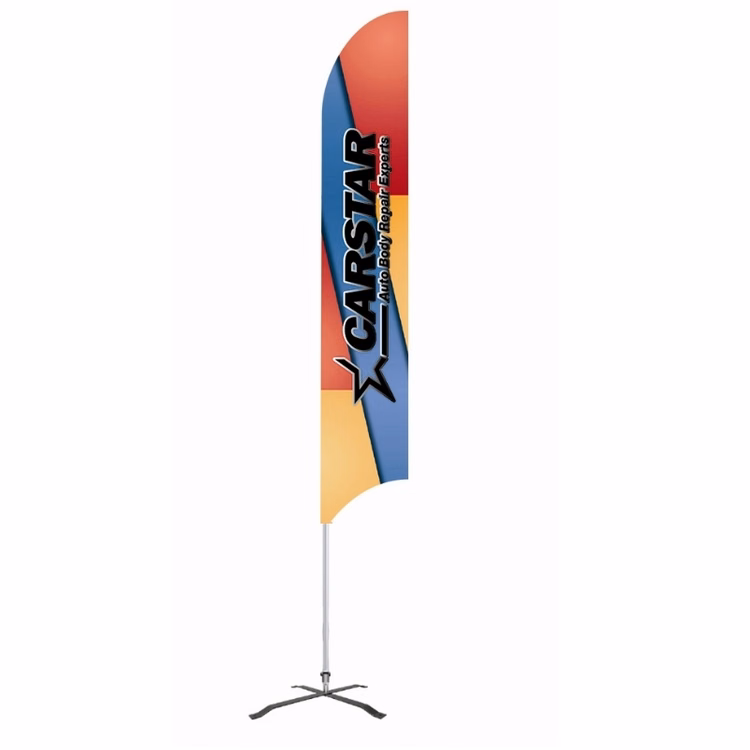 Flex Banner™ G7 Kit, Double-Sided 15' Advertising Banner Flag, Pro Sleeve outdoor banner flag