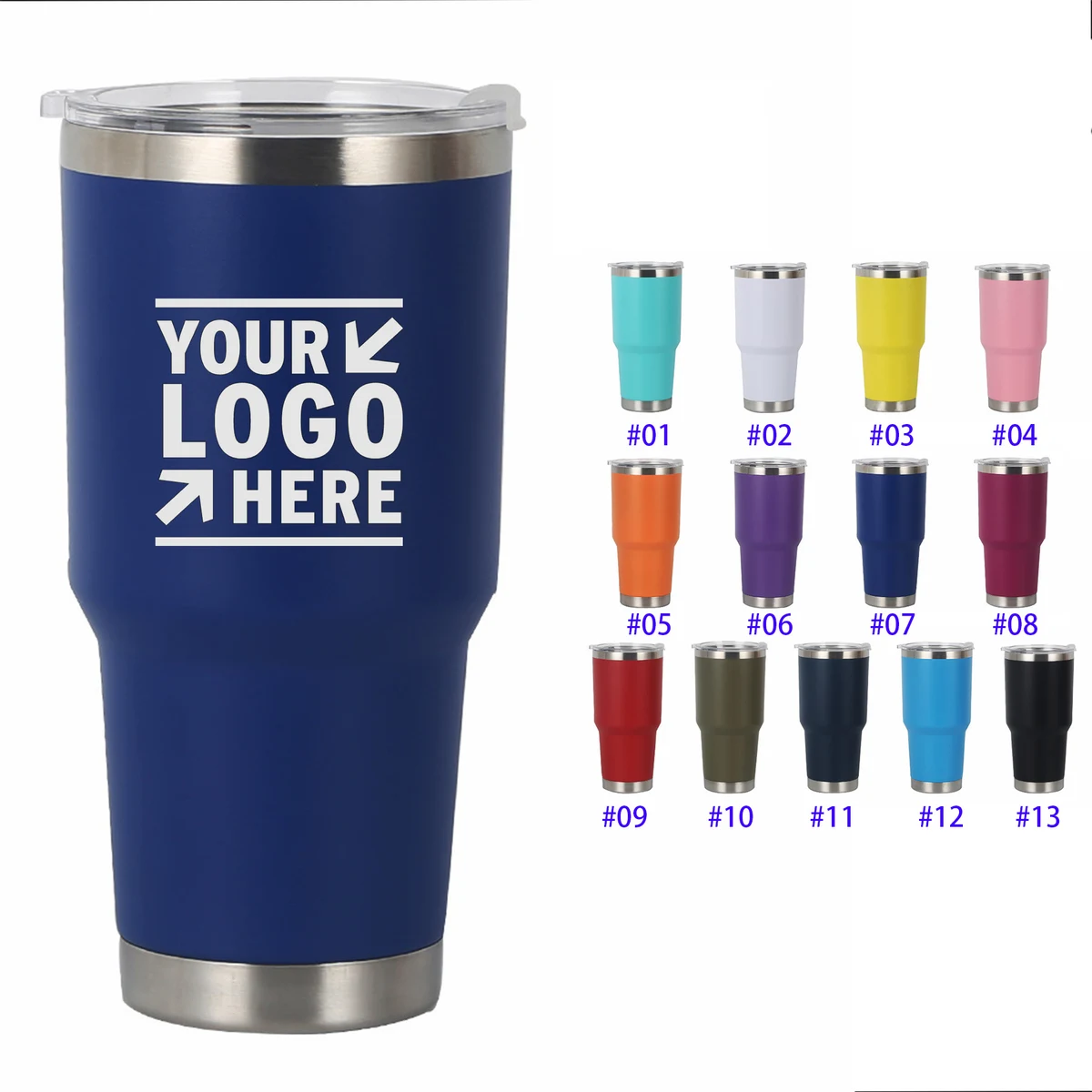 30 oz Vacuum Insulated Travel Mug 1