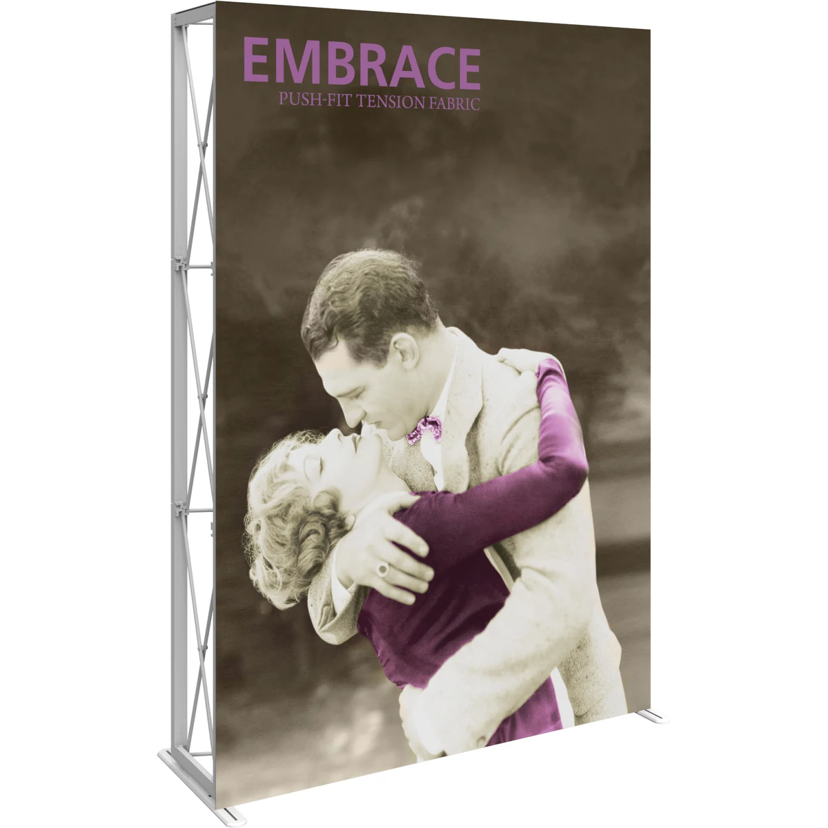 Embrace 5ft. Full Height Display With Front Graphic 1