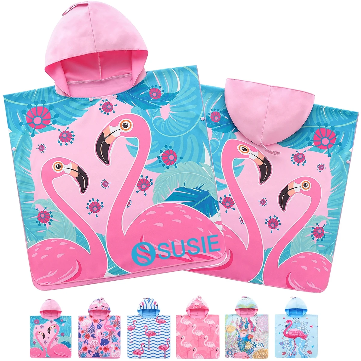 Kids Hooded Beach Towel 1