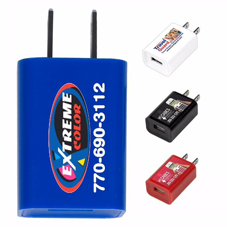 "Hamburg" UL Listed USB Wall Charger & AC Adaptor (Photoimage Full Color)