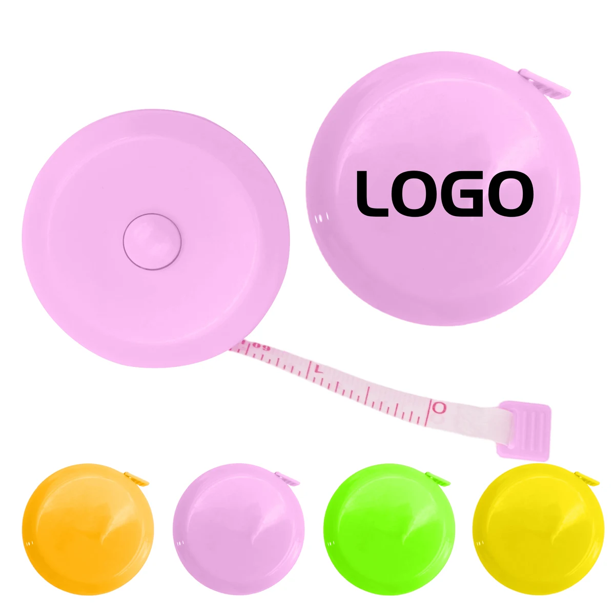 Custom Retractable Tape Measure Keychain 60 Inch 1