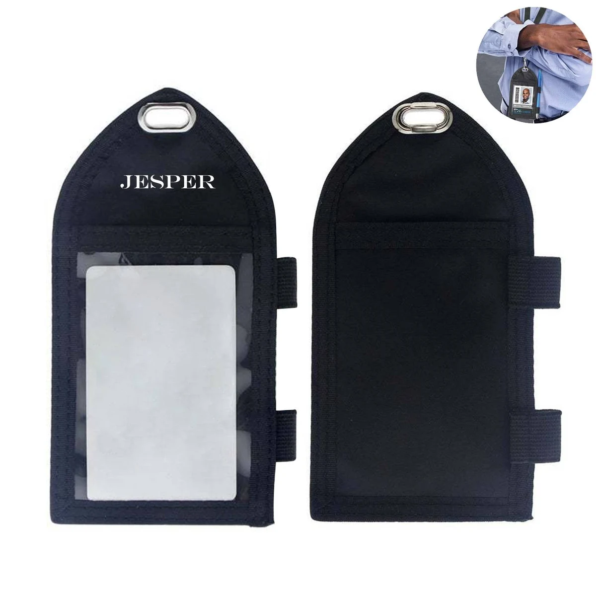 Polyester Work Badge Cover W/ Pen Holder 1