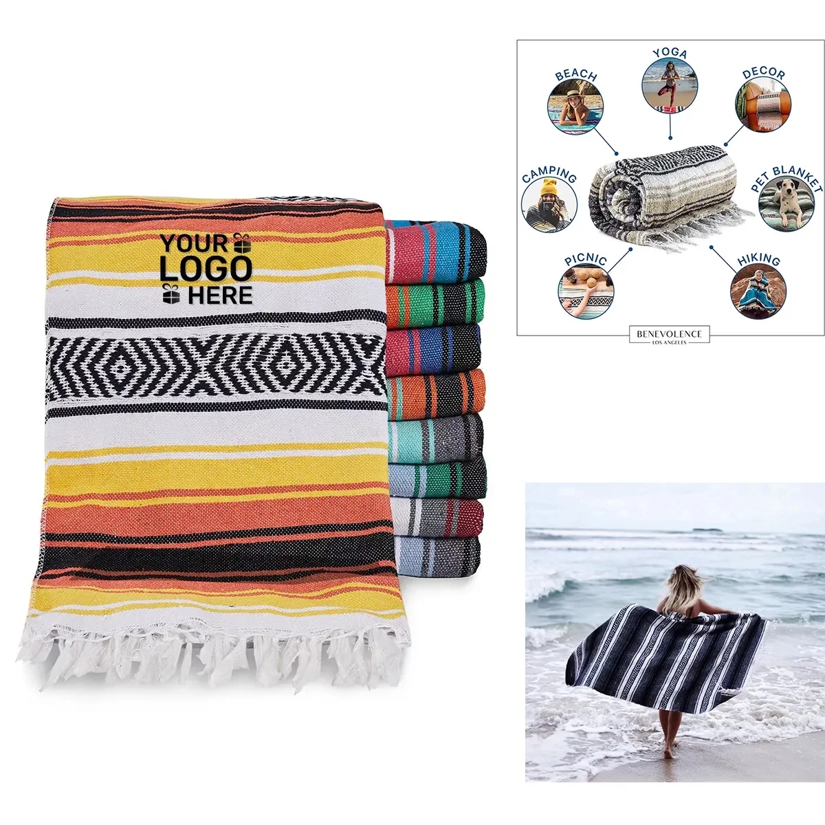 Authentic Handwoven Mexican Blanket 1