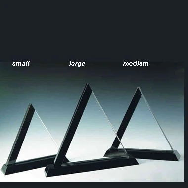 Black Crystal Triangle Award-Medium 1