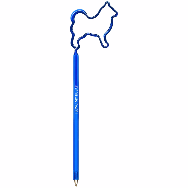 Dog Husky Inkbend Standard, Bent Pen