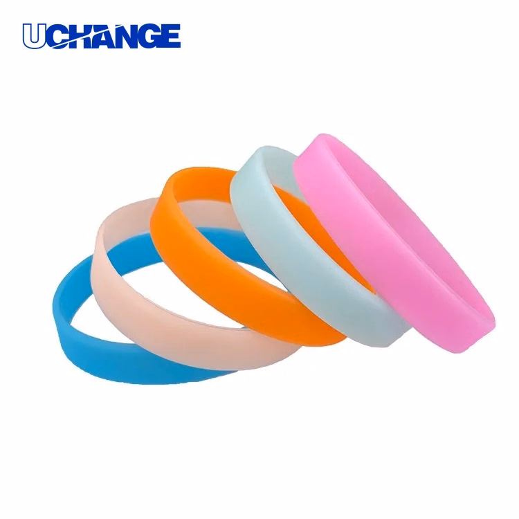 Fluorescent Silicone Bracelet Glow Wristband