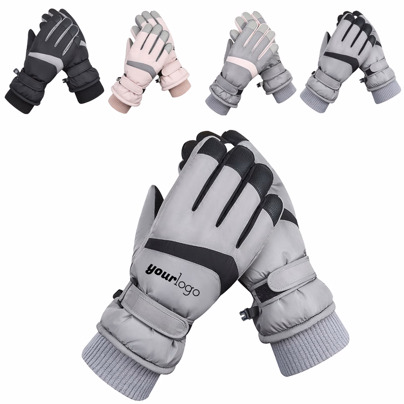 Children's Waterproof Winter Ski Gloves with Grip