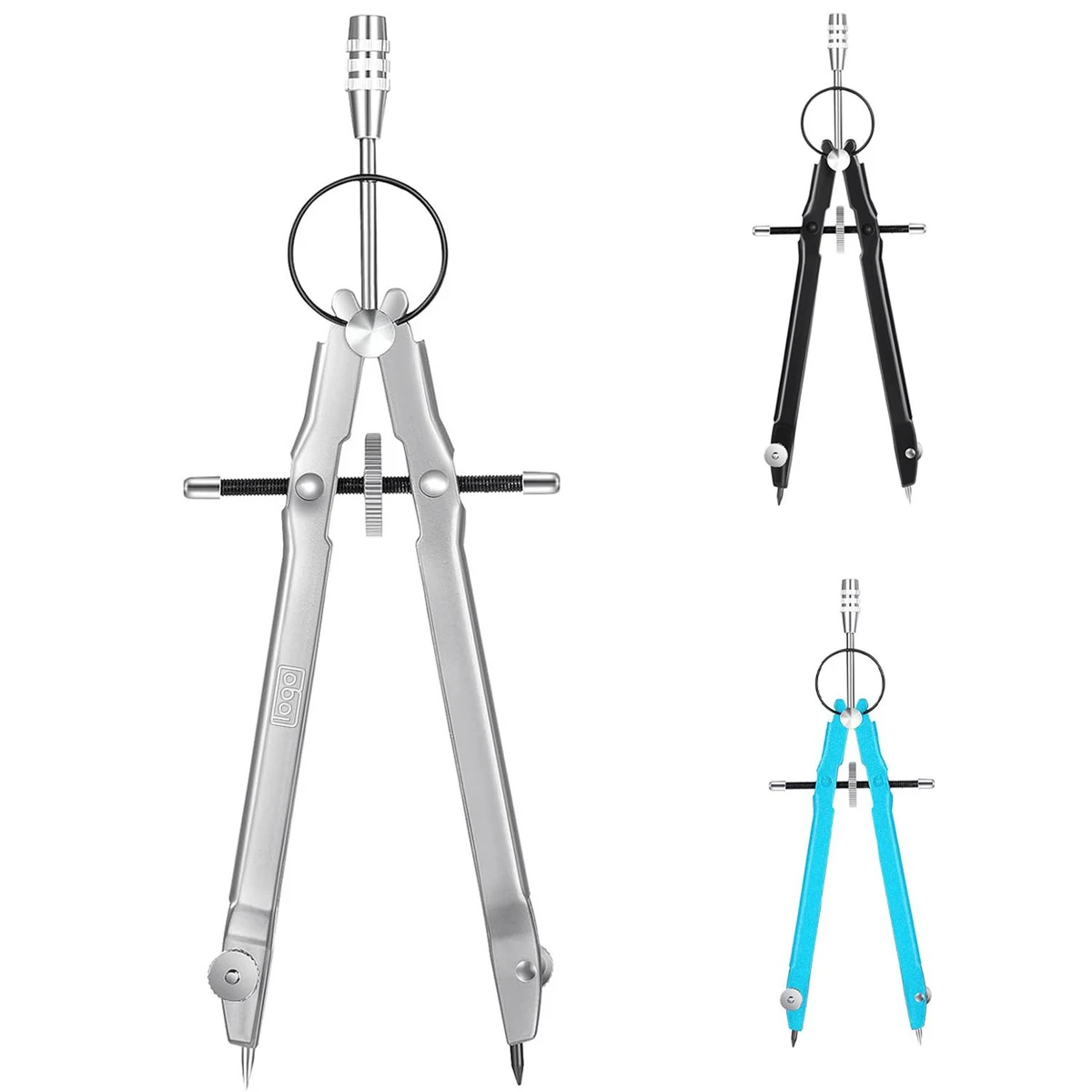 Spring Metal Lockable Drawing Compass 1