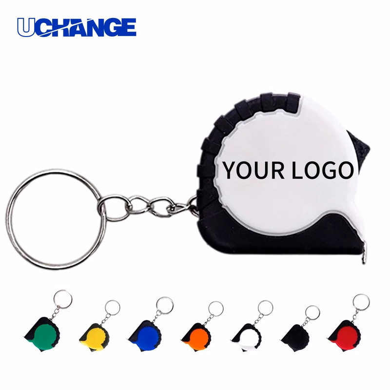 Steel Ruler Keychain Tool 1.58 Inch with 39 Inch Tape