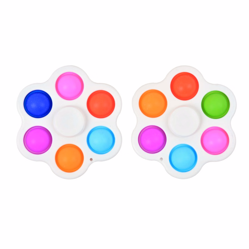 Six Bubbles Fidget Spinner Toys