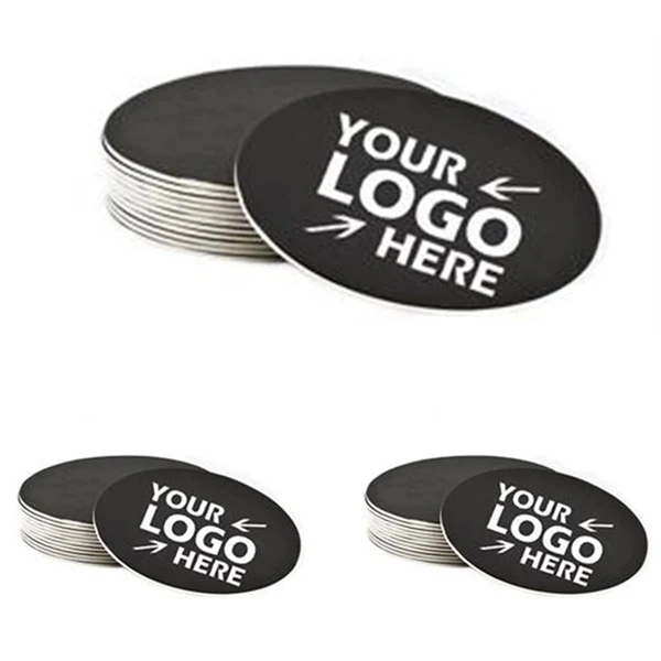 3.5" Round Pulpboard Coaster 1