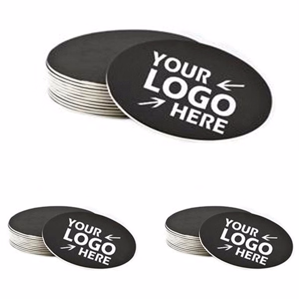 3.5" Round Pulpboard Coaster