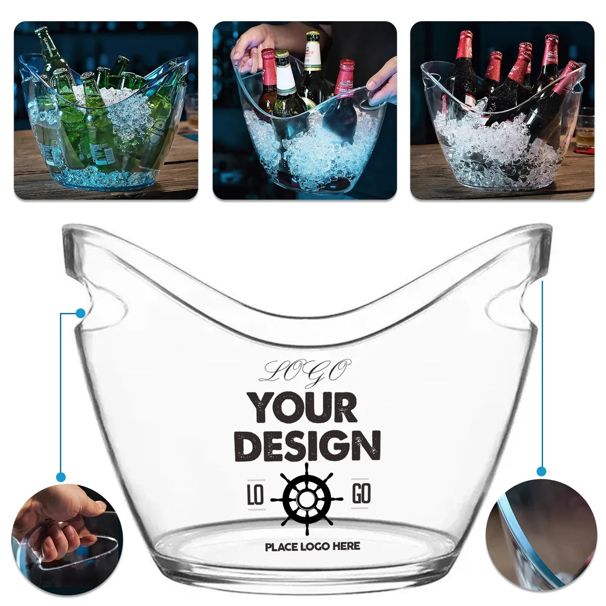 Clear Ice Wine Bucket 1