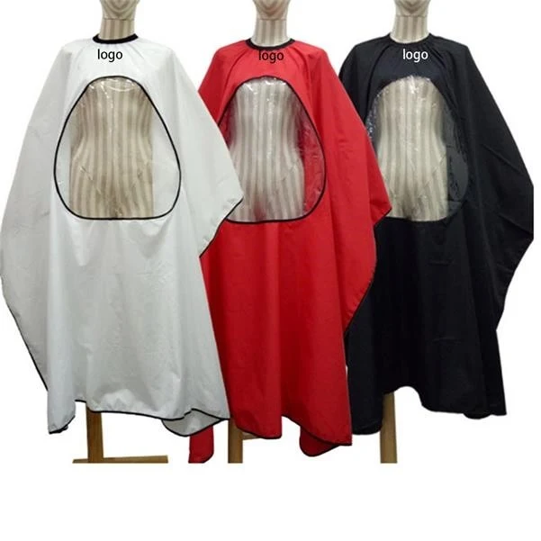Barber Cape With Transparent Window 1