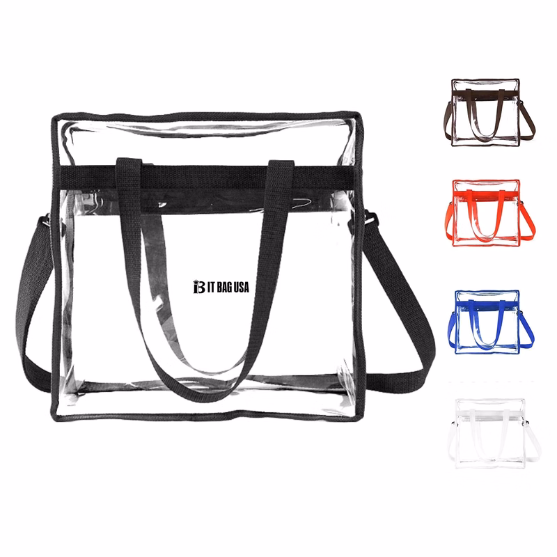 Clear Tote Bag Adjustable Strap Stadium Approved