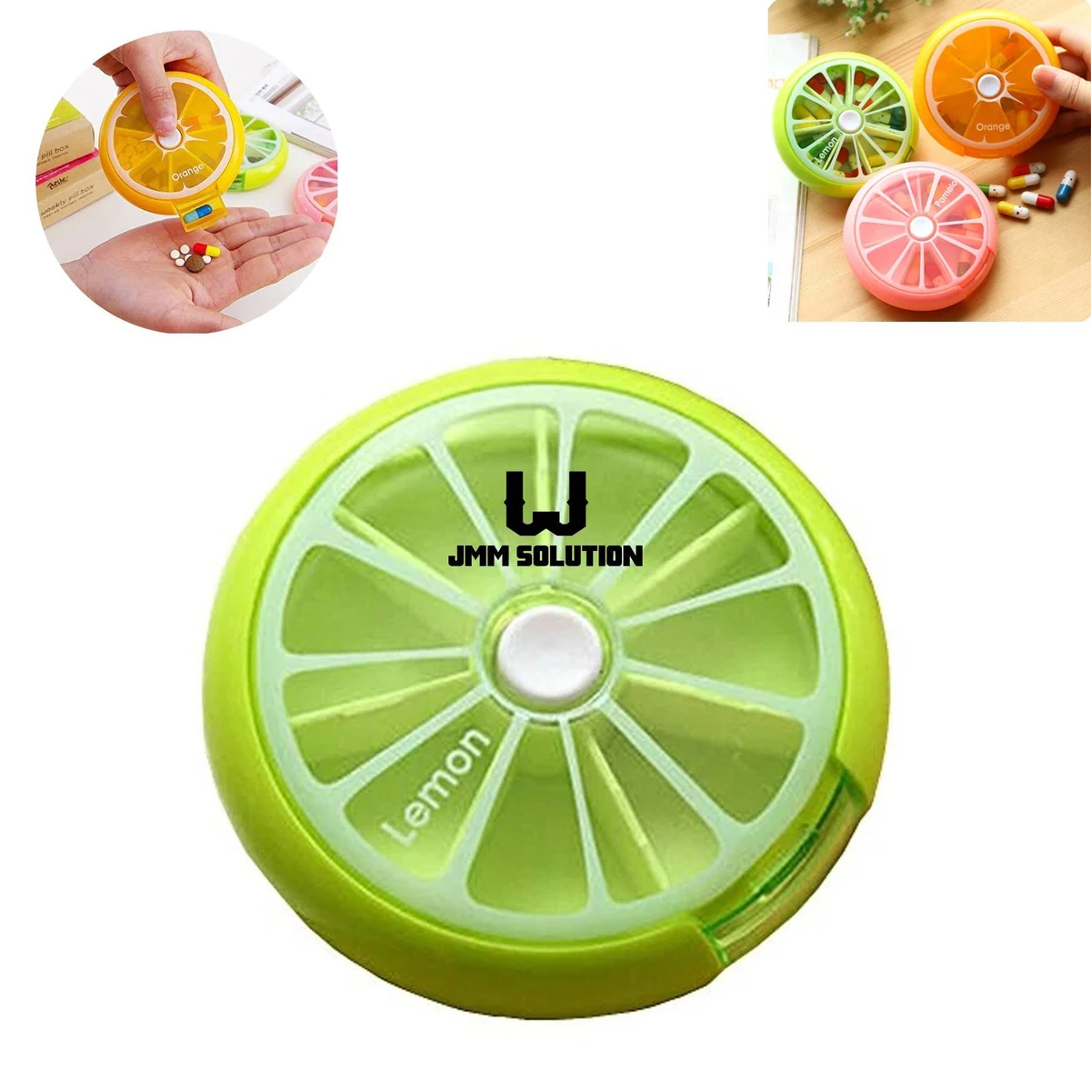 Pill Box Organizer Dispenser Weekly 1