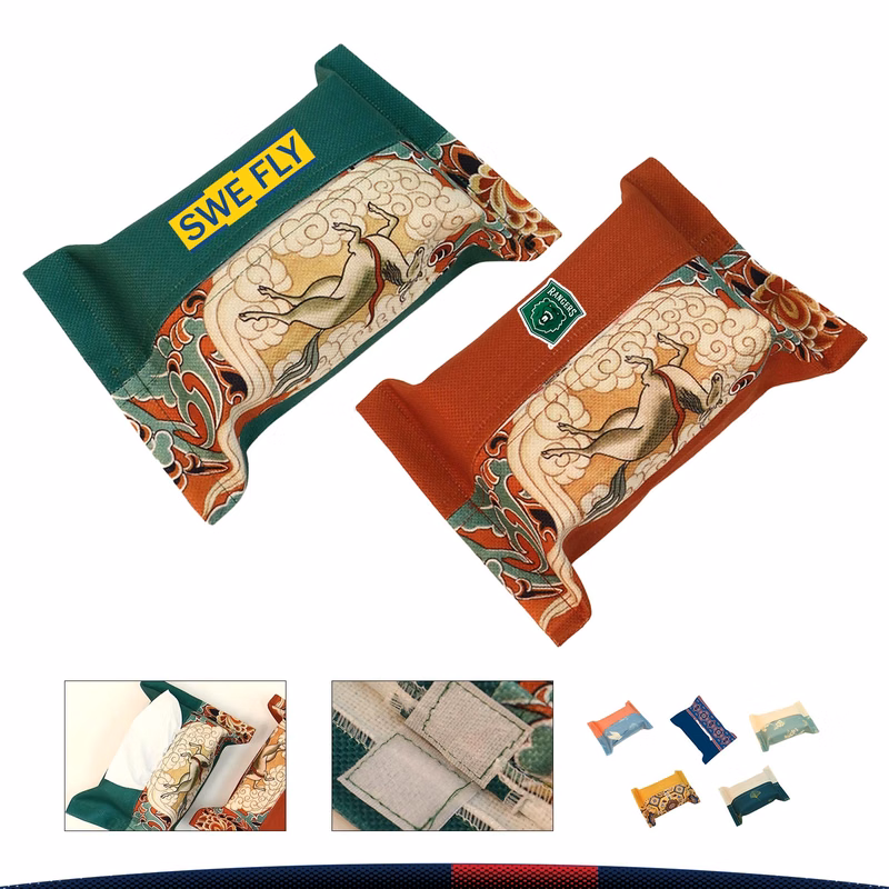 Fabric Art Tissue Pouch