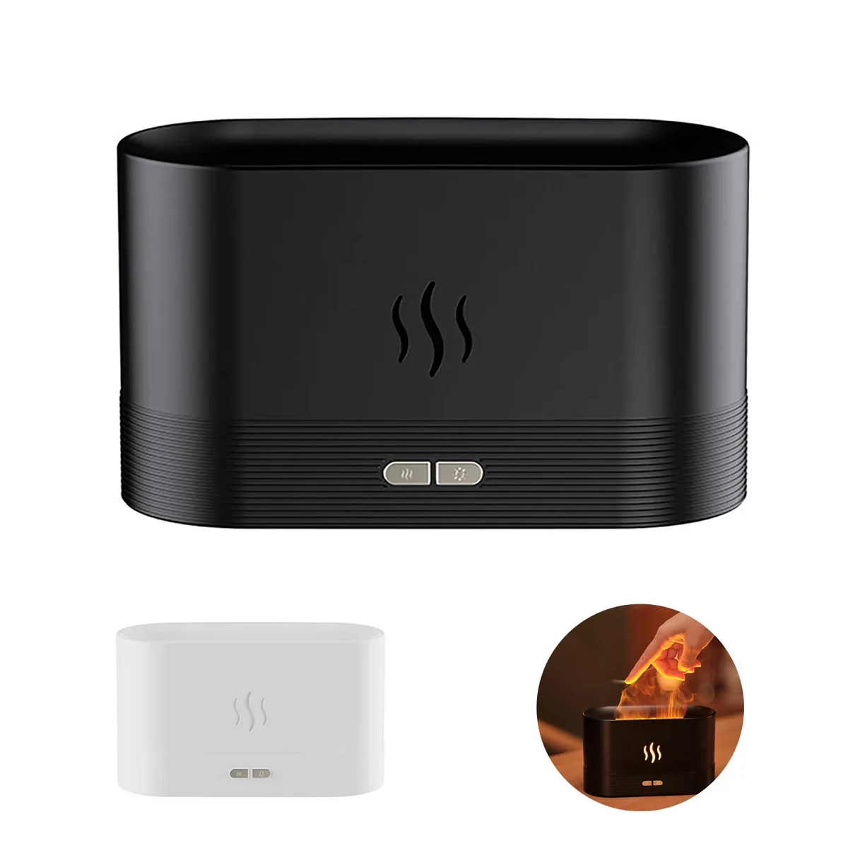Flame Aroma Diffuser Cool Mist Humidifier 1